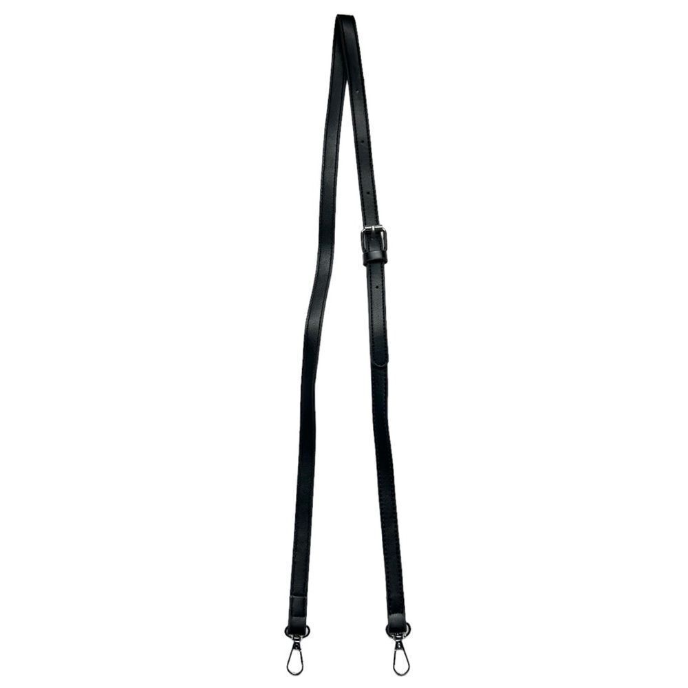 🆕Crossbody Bag Black Faux Leather Shoulder Strap